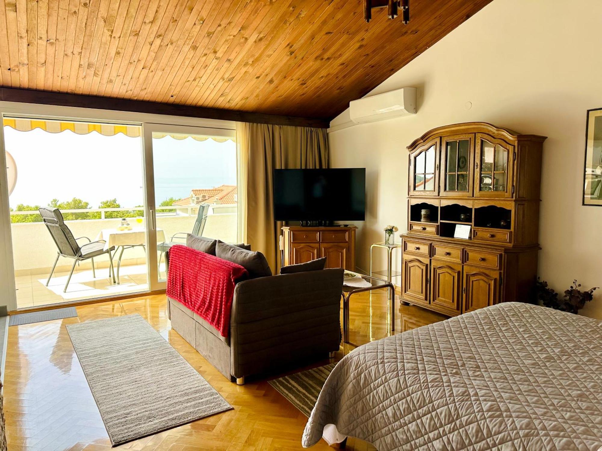 Penthouse Studio With Sea View Makarska Zewnętrze zdjęcie